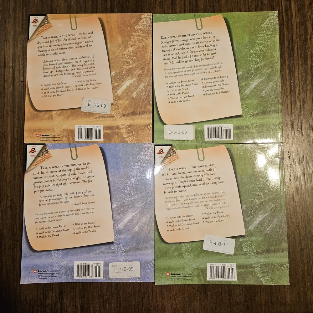 Biomes of North America Kids Book Collection Homeschool